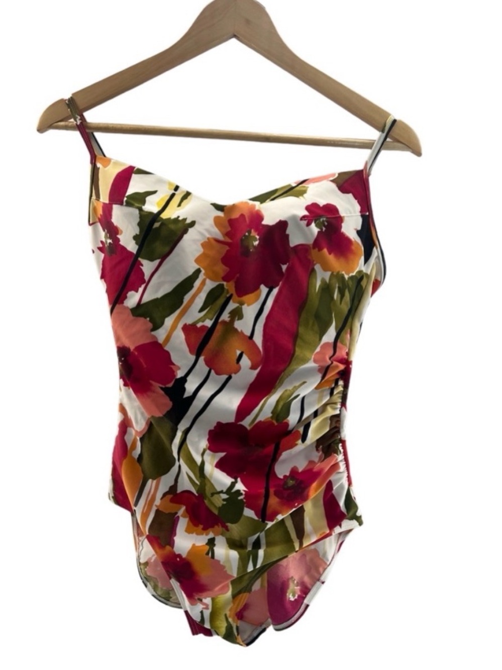 Christina Floral One Piece Swimsuit Sz 12